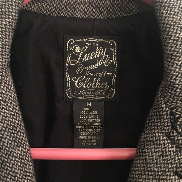 Lucky Brand Wool Blazer Jacket - Picture 4 of 10